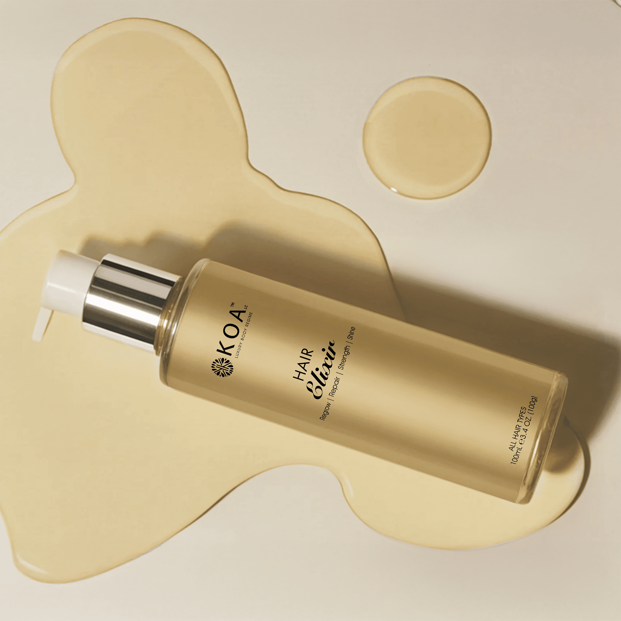 Hair Elixir | Regrow | Repair | Strength | Shine | For All Hair Types | For Both Women & Men | 100mL
