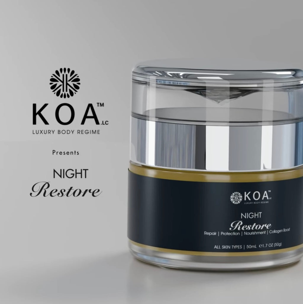 Night Restore | Repair | Protection | Nourishment | Collagen Boost | For All Skin Types | For Both Women & Men | 50mL