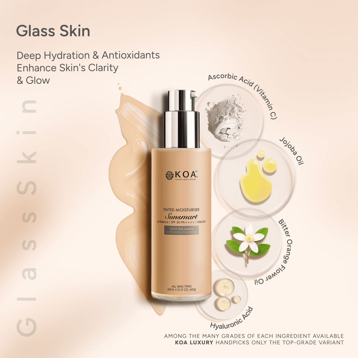 Sunsmart Tinted Moisturiser - KOA Luxury - Sunsmart Tinted Moisturiser